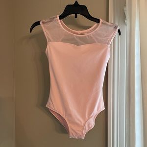 Bloch leotard Pink- child size 12 EUC